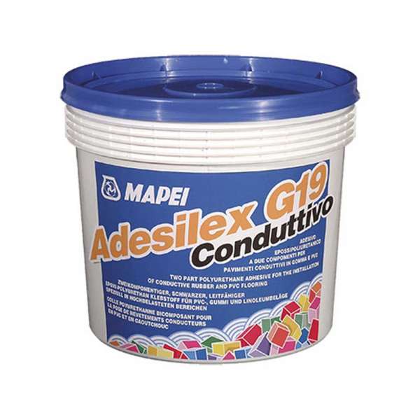 Mapei Adesilex G19 Conduttivo kétkomponensű, epoxi-poliuretán ragasztó - 10 kg
