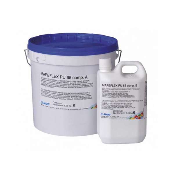 Mapei Mapeflex PU 65 kétkomponensű fekete hézagkitöltő anyag - 10 kg