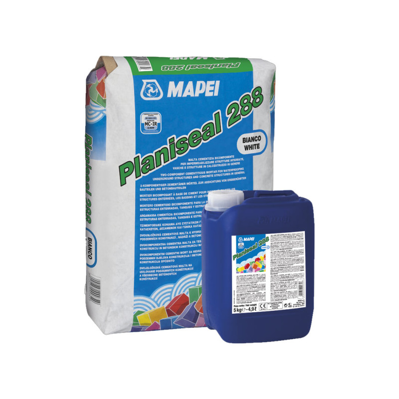 Mapei Planiseal 288 kétkomponensű cementkötésű habarcs 25 kg A+B komponens