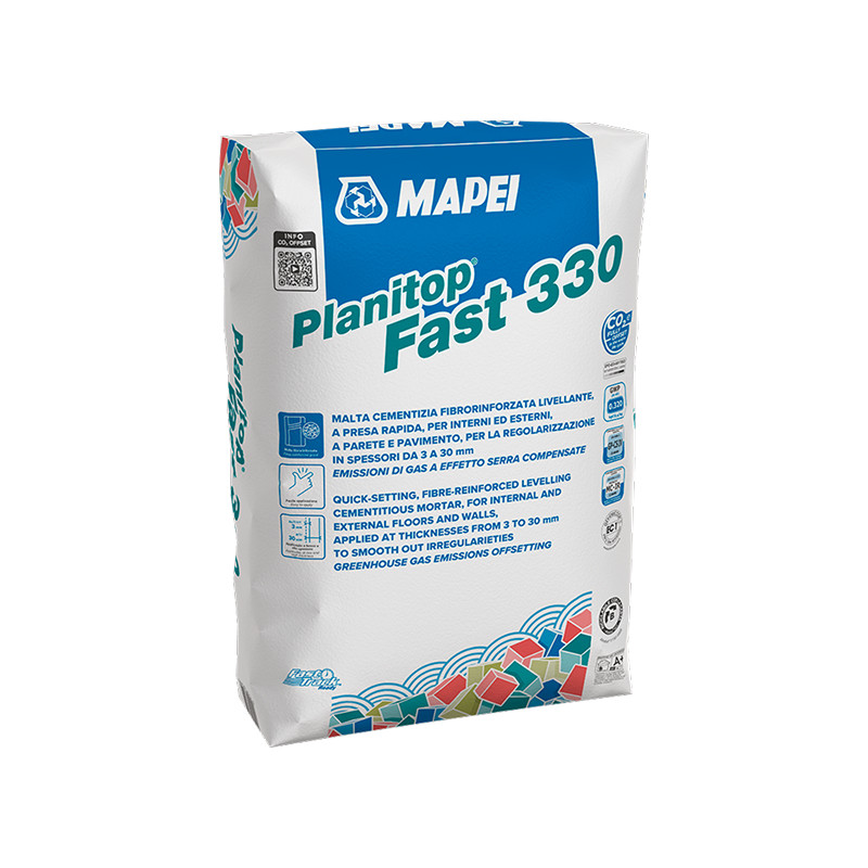 Mapei Planitop Fast 330 cementkötésű kiegyenlítőhabarcs - 25 kg