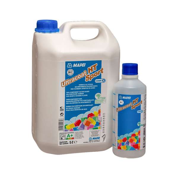 Mapei Ultracoat HT Sport kétkomponensű vizes bázisú sportparketta lakk - 11 L